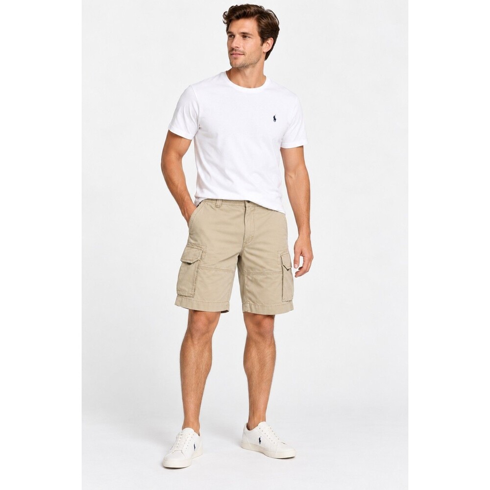 NWT Polo Ralph Lauren Men’s Cargo Shorts Size 40"x10" Hudson Tan Khaki Preppy